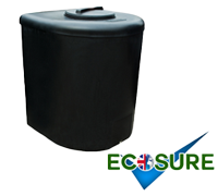 1000 Litre Water Tank - D Shaped