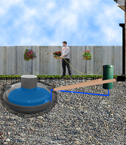 Ecosure 1100ltr Underground Water Harvesting Tank