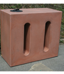 Water Butt Terracotta 750Ltr V1