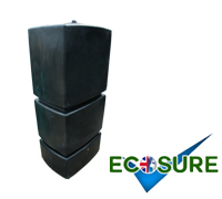 Potable EcoPillar 800L Water Tank Black